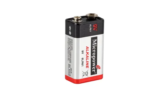 Batteria a secco alcalina all'ingrosso 9V 6lr61 006p 9V per multimetro