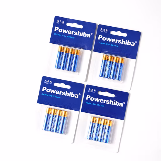 Batteria a secco alcalina Lr6 di dimensioni AA da 1,5 V per fotocamera (AM3)
