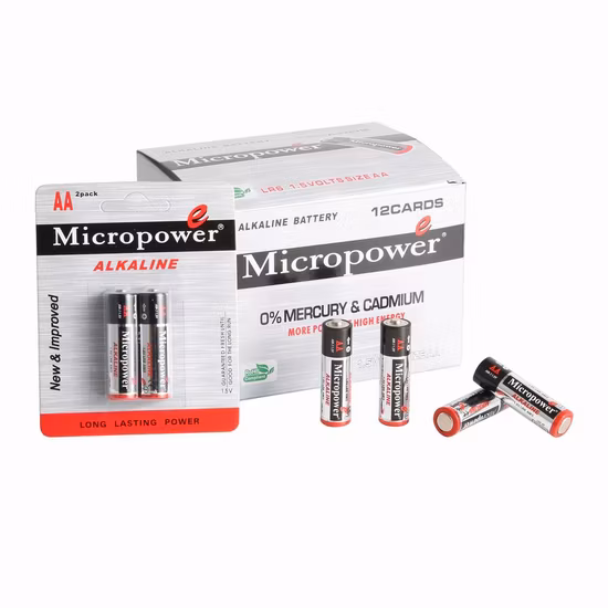 Batteria a secco super alcalina per orologio remoto n. 5 AA Lr6 Am3 da 1,5 V di alta qualità